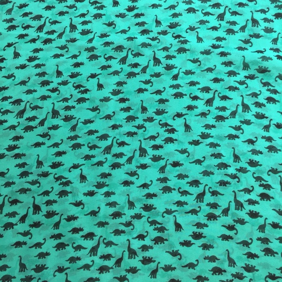 Blue Rain Tops - Dinosaur Racerback Sleeveless Teal Blouse S